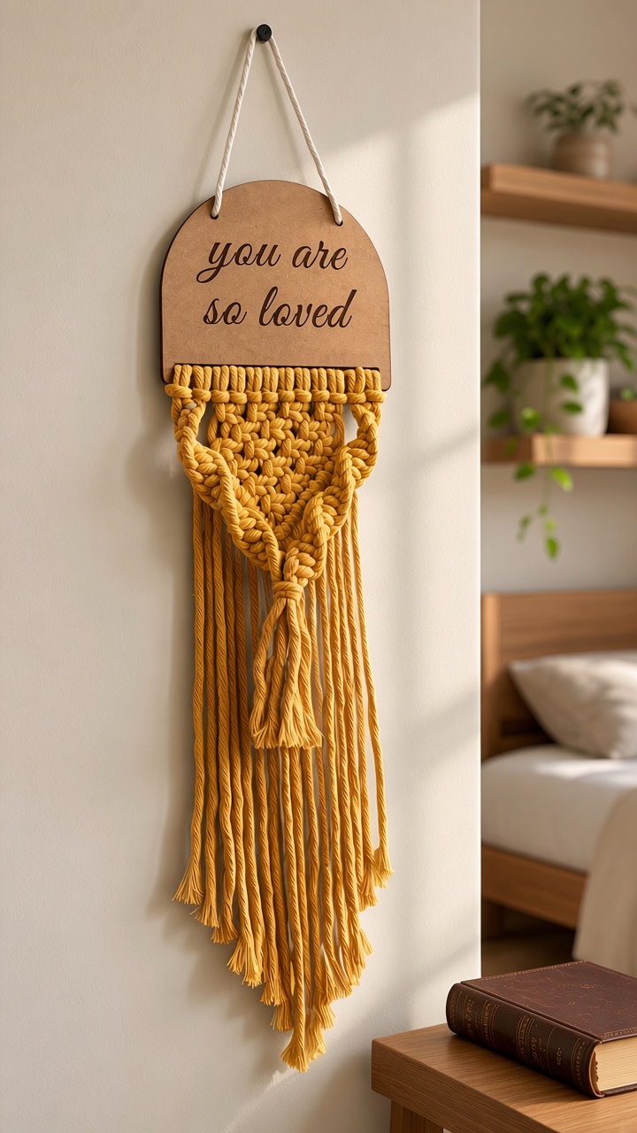 You Are So Loved Macrame