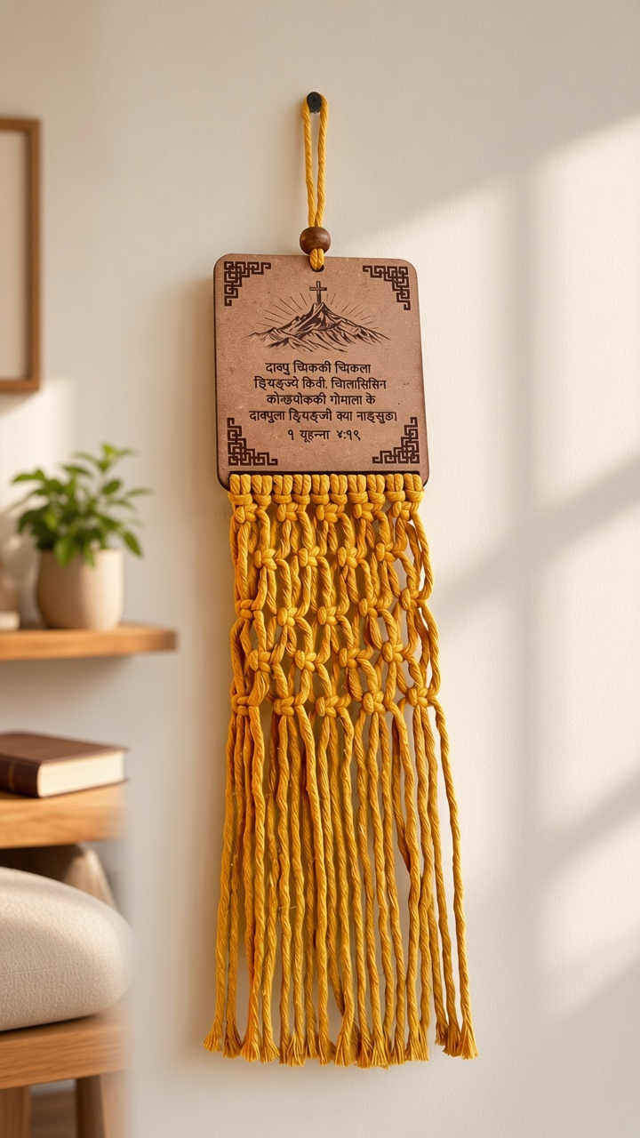 God’s First Love Macrame